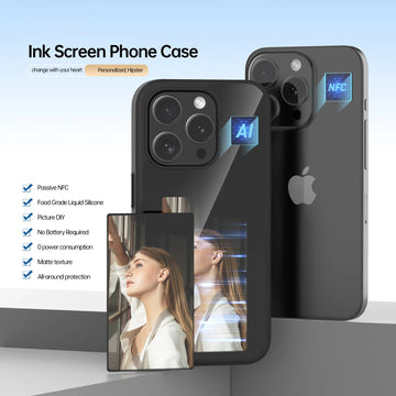 Portra Ink Screen Phone Case, the future of phone personalization Works with iPhone 13, 14, 15 & Pro